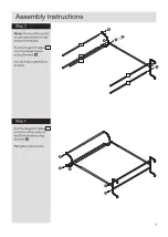 Preview for 7 page of Argos Chrome Tidy Rail 875/8457 Assembly Instructions Manual