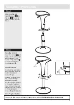 Предварительный просмотр 5 страницы Argos COLOURMATCH BARSTOOL 600/6060 Assembly Instructions