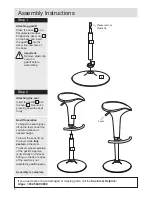 Preview for 4 page of Argos ColourMatch Gas Lift Bar Stool 600/6060 Assembly Instructions