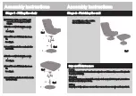Предварительный просмотр 2 страницы Argos Costa Swivel Chair 6893307 Simple Assembly Instructions