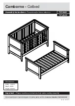 Предварительный просмотр 1 страницы Argos Cotbed 737/6483 Assembly Instructions Manual