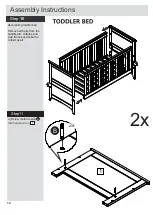 Предварительный просмотр 13 страницы Argos Cotbed 737/6483 Assembly Instructions Manual