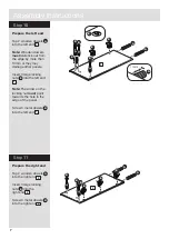 Предварительный просмотр 8 страницы Argos Dalton 226/3113 Assembly Instructions Manual