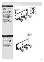 Предварительный просмотр 9 страницы Argos Dalton 226/3113 Assembly Instructions Manual