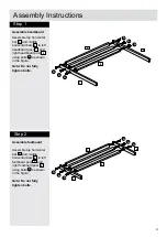 Предварительный просмотр 5 страницы Argos Dalton Metal 3ft Frame 656/9624 Assembly Instructions Manual