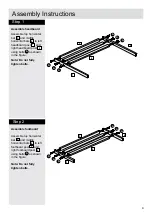 Предварительный просмотр 11 страницы Argos Dalton Metal 3ft Frame 656/9624 Assembly Instructions Manual