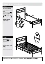 Предварительный просмотр 12 страницы Argos Dalton Metal 3ft Frame 656/9624 Assembly Instructions Manual