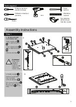 Preview for 5 page of Argos Darcy TV Stand 392/5591 Assembly Instructions Manual