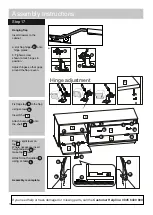 Preview for 16 page of Argos Darcy TV Stand 392/5591 Assembly Instructions Manual