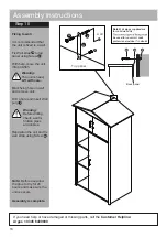 Предварительный просмотр 14 страницы Argos Ellie 257/8028 Assembly Instructions Manual