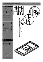 Предварительный просмотр 4 страницы Argos Emmett 149/2765 Assembly Instructions Manual