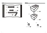 Preview for 2 page of Argos Fabric Ottoman With 2 Small Stools 755/2238 Quick Start Manual