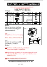 Предварительный просмотр 1 страницы Argos FWA00161C Assembly Instructions Manual