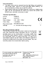 Предварительный просмотр 11 страницы Argos G03131P Care & Instruction Manual