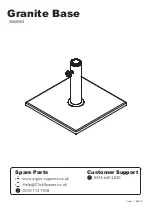 Preview for 1 page of Argos Granite Base 309/8363 Assembly Instructions