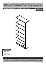 Preview for 1 page of Argos Habitat Baby Bookcase 609/2115 Assembly Instructions Manual