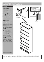 Preview for 12 page of Argos Habitat Baby Bookcase 609/2115 Assembly Instructions Manual