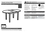 Argos Habitat Banbury Dining Table 603/3514 Assembly Instructions предпросмотр