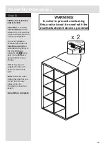 Preview for 11 page of Argos Habitat hygena Square+ 4 x 2 616/6182 Assembly Instructions Manual