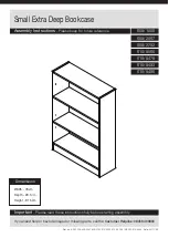 Argos Habitat Maine 2 Shelf Small Bookcase 610/9565 Assembly Instructions Manual предпросмотр