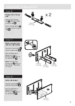 Preview for 9 page of Argos Habitat Winchester 3+2 Sideboard 417/9906 Assembly Instructions Manual