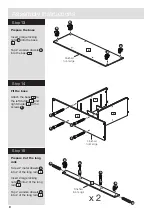 Preview for 10 page of Argos Habitat Winchester 3+2 Sideboard 417/9906 Assembly Instructions Manual