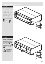 Preview for 17 page of Argos Habitat Winchester 3+2 Sideboard 417/9906 Assembly Instructions Manual