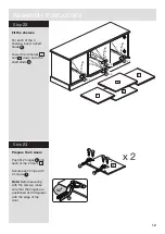 Preview for 13 page of Argos Habitat Winchester Tall TV Unit 414/7990 Assembly Instructions Manual