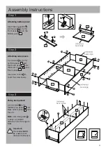 Предварительный просмотр 5 страницы Argos Half Width Tall Extra Deep Bookcase Assembly Instructions Manual