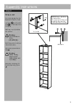 Предварительный просмотр 7 страницы Argos Half Width Tall Extra Deep Bookcase Assembly Instructions Manual