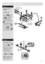 Предварительный просмотр 7 страницы Argos Hallingford 305/2282 Assembly Instructions Manual