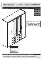 Предварительный просмотр 1 страницы Argos Hallingford 305/2763 Assembly Instructions Manual