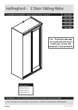 Предварительный просмотр 1 страницы Argos Hallingford 305/2811 Assembly Instructions Manual