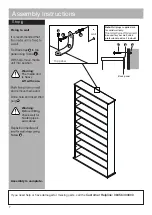 Предварительный просмотр 22 страницы Argos Harrogate Multimedia CD760 Assembly Instructions Manual