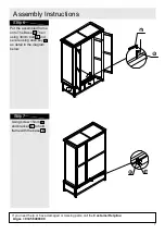 Предварительный просмотр 8 страницы Argos Heart of House kent 3 door 3 drawer wardrobe 552/9713 Assembly Instructions Manual