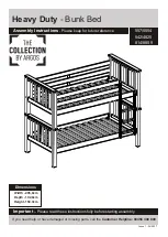 Предварительный просмотр 1 страницы Argos Heavy Duty Bunk Bed 542/4825 Assembly Instructions Manual