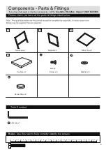 Предварительный просмотр 3 страницы Argos High Back Sofa Set 743/7377 Assembly Instructions