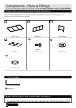 Preview for 3 page of Argos High Back Sofa Set Table 743/7377 Assembly Instructions Manual