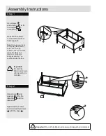 Preview for 4 page of Argos High Back Sofa Set Table 743/7377 Assembly Instructions Manual