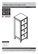 Предварительный просмотр 1 страницы Argos HOME 351/3312 Assembly Instructions