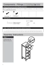 Предварительный просмотр 3 страницы Argos HOME 351/3312 Assembly Instructions