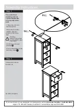 Предварительный просмотр 4 страницы Argos HOME 351/3312 Assembly Instructions