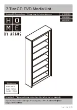 Argos HOME 606/8345 Assembly Instructions Manual предпросмотр