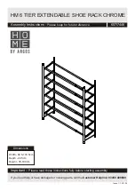 Предварительный просмотр 1 страницы Argos HOME 607/7446 Assembly Instructions