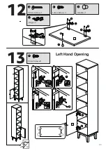 Preview for 11 page of Argos HOME Apartment Tall Boy Manual