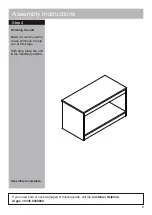 Предварительный просмотр 9 страницы Argos HOME HM Maine 764/8070 Assembly Instructions Manual