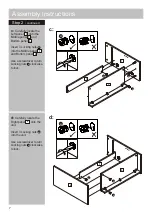 Предварительный просмотр 8 страницы Argos HOME Maine 2 Door 1 Drawer Sideboard Assembly Instructions Manual