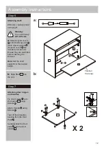 Предварительный просмотр 13 страницы Argos HOME Maine 2 Door 1 Drawer Sideboard Assembly Instructions Manual