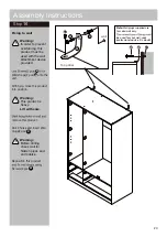 Предварительный просмотр 21 страницы Argos HOME New Pagnell 3 Dr 4 Drw Wardrobe 605/8788 Assembly Instructions Manual