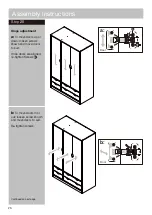 Предварительный просмотр 24 страницы Argos HOME New Pagnell 3 Dr 4 Drw Wardrobe 605/8788 Assembly Instructions Manual